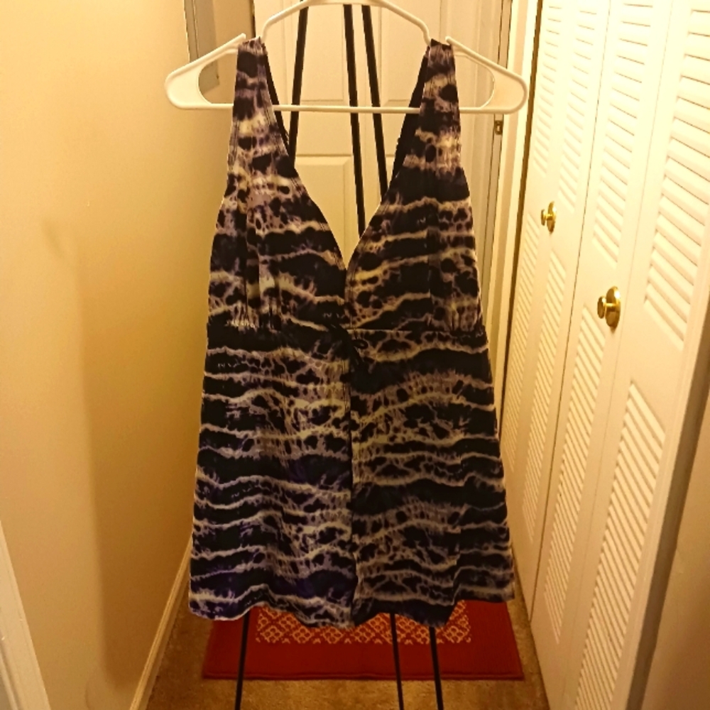 Stylish Tie-Dye Swimsuit